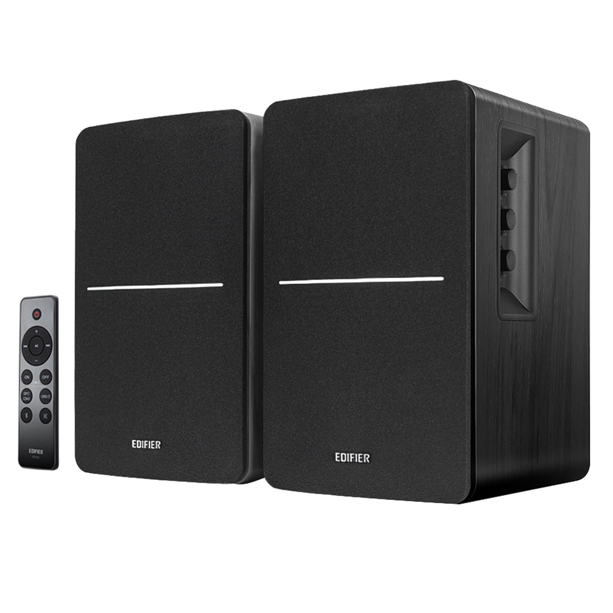 R1280DBs Active Bluetooth Bookshelf Speakers with Sub Out